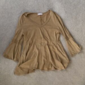 Altar’d State Long Bell Sleeved Blouse Size S